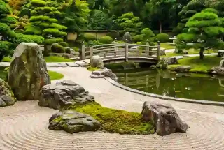 Japanese Zen Garden at One Goa The Rhapsody